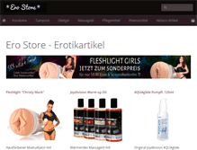 Tablet Screenshot of ero-store.com